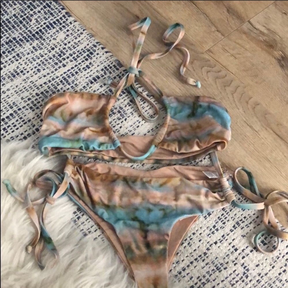 Blue Life Bikini Top
